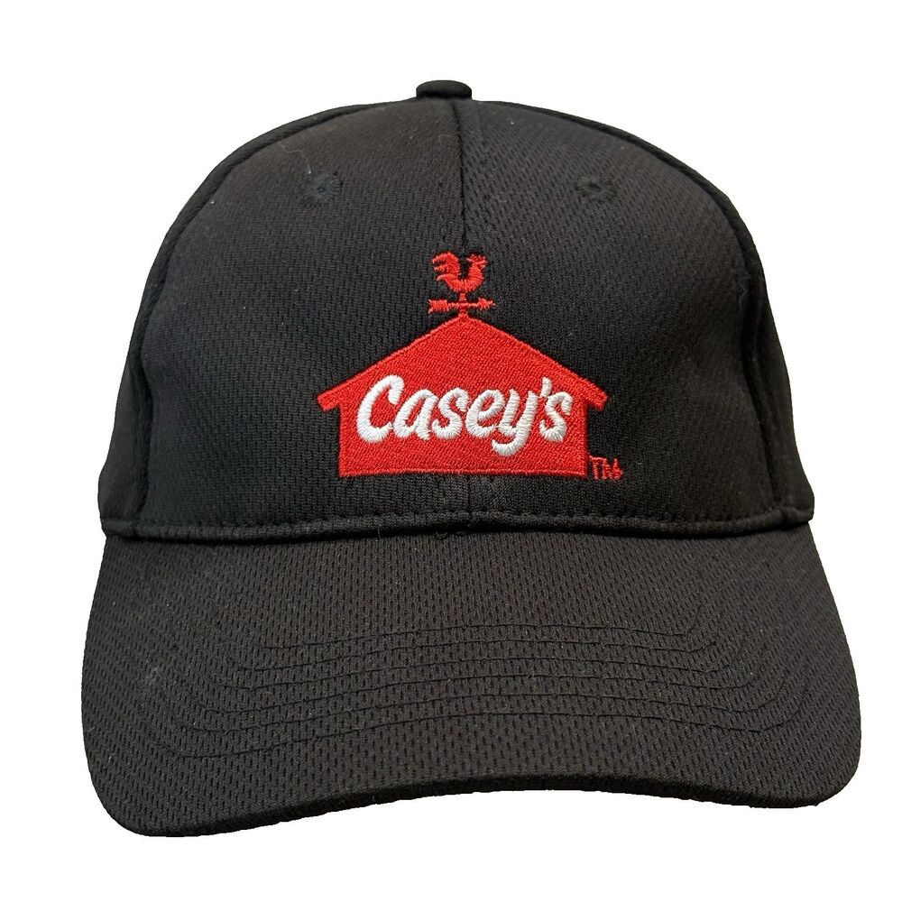 Casey's General Store Gas Station Employee Staff Uniform Hat Black NEW